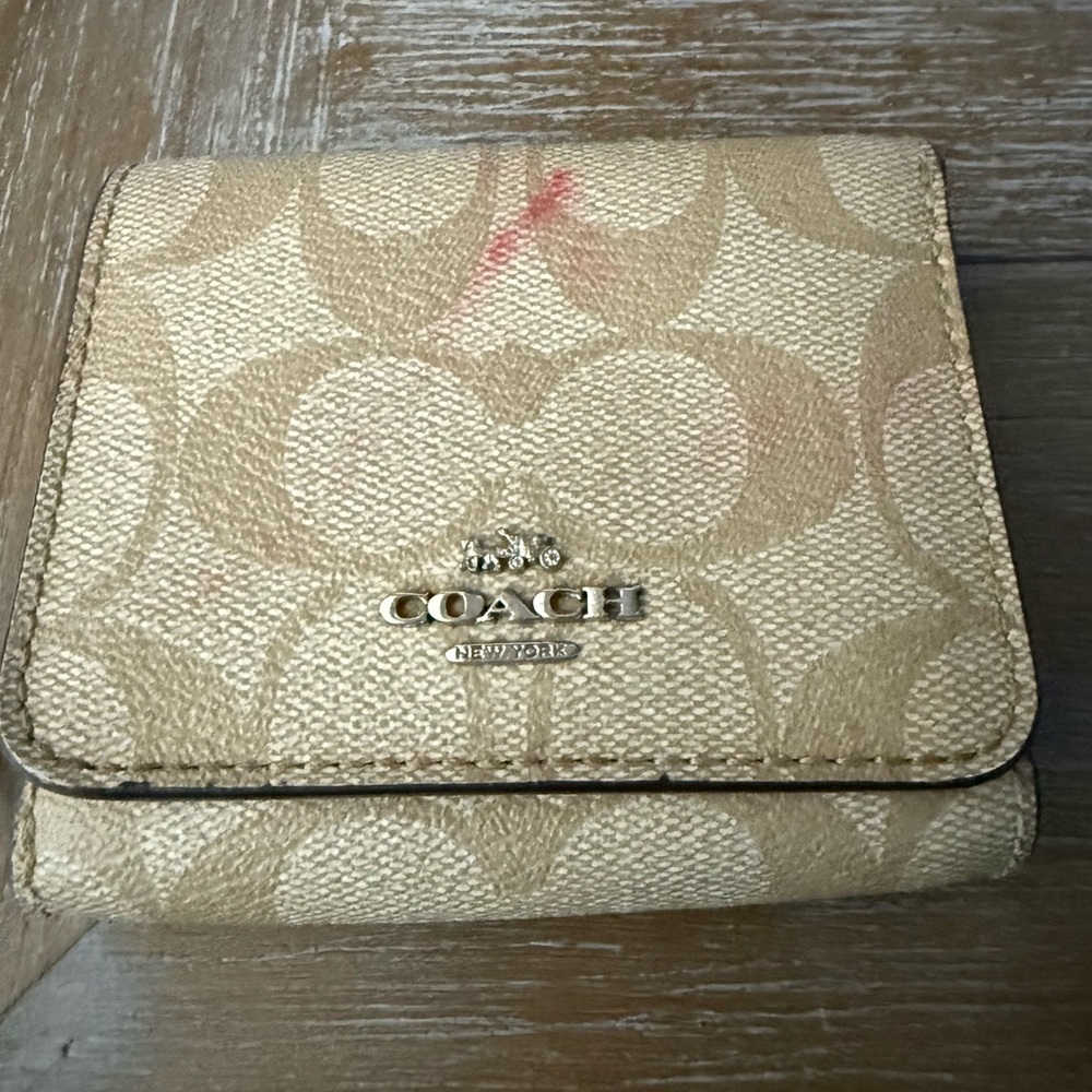 Coach Tan Signature Wallet
